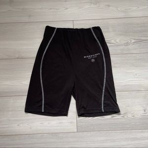 missguided contrast stitch biker shorts